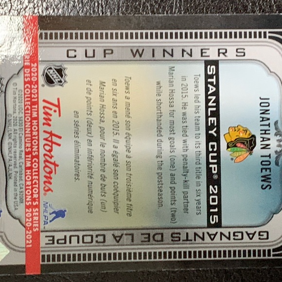 2020-21 Tim Horton hockey cards - Picture 4 of 14